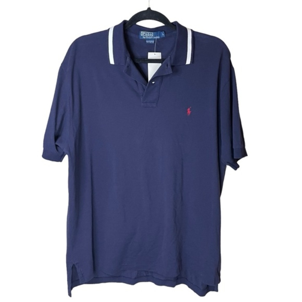 Polo by Ralph Lauren Vintage Blue Sand Short Sleeve Polo Men’s NWT Size Large
